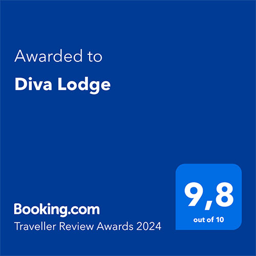 Diva Lodge Booking.com Traveller Review Award 2024